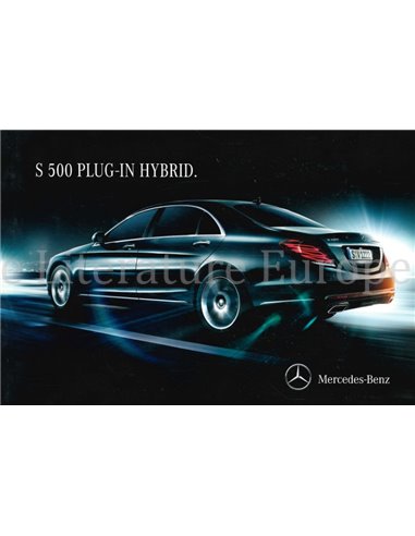 2014 MERCEDES BENZ S 500 PLUG-IN HYBRID BROCHURE DUITS
