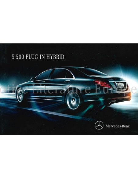 2014 MERCEDES BENZ S 500 PLUG-IN HYBRID BROCHURE DUITS