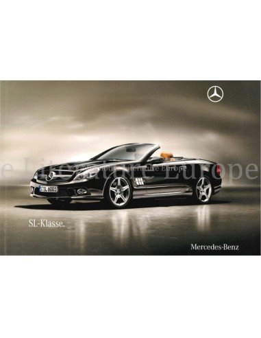 2010 MERCEDES BENZ SL PROSPEKT DEUTSCH