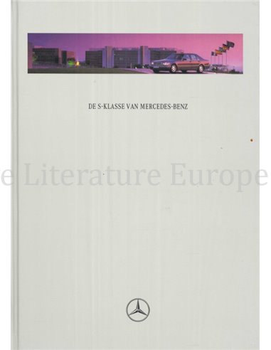 1996 MERCEDES BENZ S KLASSE HARDCOVER PROSPEKT NIEDERLÄNDISCH