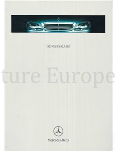 1998 MERCEDES BENZ S KLASSE HARDCOVER PROSPEKT DEUTSCH
