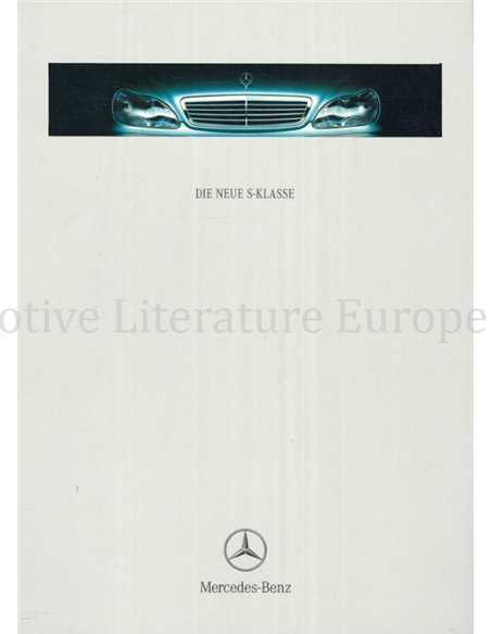 1998 MERCEDES BENZ S KLASSE HARDBACK BROCHURE GERMAN