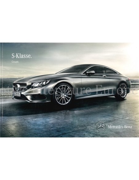 2014 MERCEDES BENZ S KLASSE COUPE BROCHURE DUITS