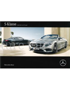 2016 MERCEDES BENZ S-CLASS BROCHURE GERMAN