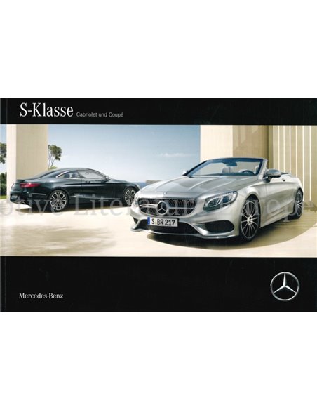 2016 MERCEDES BENZ S-KLASSE PROSPEKT DEUTSCH