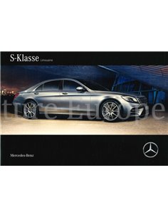 2017 MERCEDES BENZ S-KLASSE PROSPEKT DEUTSCH