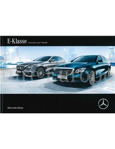 2016 MERCEDES BENZ E-CLASS SALOON | ESTATE BROCHURE GERMAN