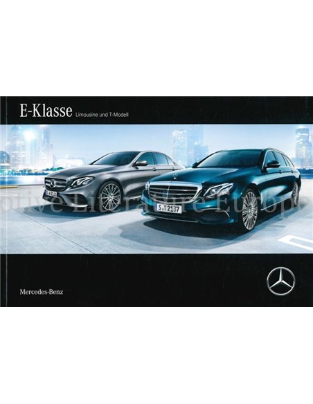 2017 MERCEDES BENZ E-KLASSE SEDAN | ESTATE BROCHURE NEDERLANDS