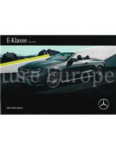 2017 MERCEDES BENZ E-KLASSE CABRIOLET PROSPEKT DEUTSCH