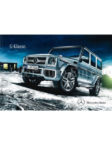 2014 MERCEDES BENZ G KLASSE BROCHURE DUITS