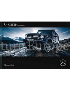 2016 MERCEDES BENZ G CLASS BROCHURE GERMAN