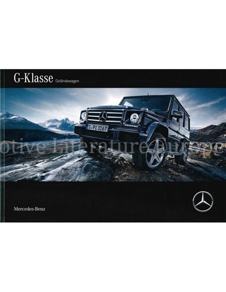 2016 MERCEDES BENZ G KLASSE PROSPEKT DEUTSCH