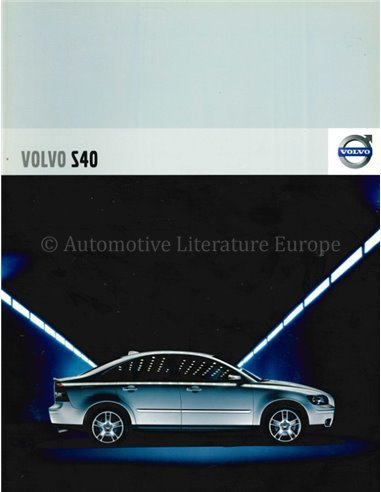 2004 VOLVO S40 BROCHURE DUTCH