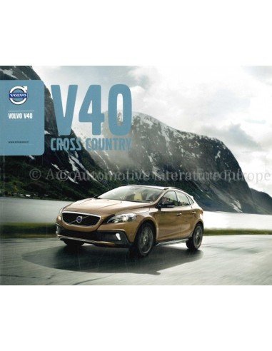 2012 VOLVO V40 CROSS COUNTRY BROCHURE DUTCH