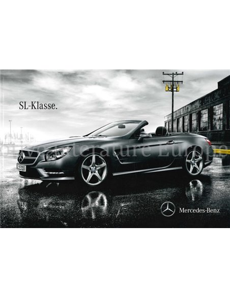 2015 MERCEDES BENZ SL KLASSE BROCHURE DEUTSCH