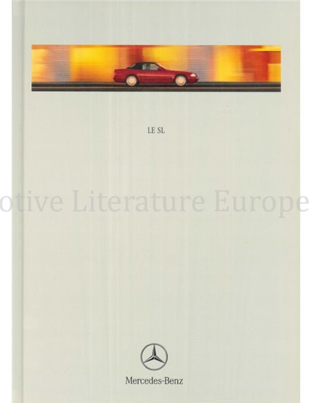 2000 MERCEDES BENZ SL HARDCOVER PROSPEKT FRANZÖSISCH