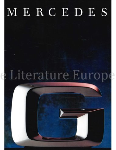 1993 MERCEDES BENZ G KLASSE PROSPEKT DEUTSCH