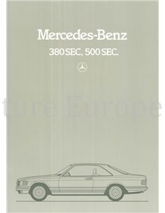 1982 MERCEDES BENZ S KLASSE COUPE BROCHURE NEDERLANDS