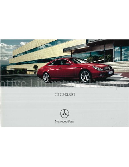 2004 MERCEDES BENZ CLS PROSPEKT DEUTSCH