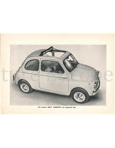 1962 FIAT 500 D | GIARDINIERA INSTRUCTIEBOEKJE NEDERLANDS 2