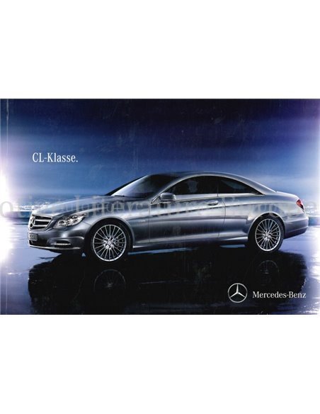 2010 MERCEDES BENZ CL KLASSE PROSPEKT DEUTSCH