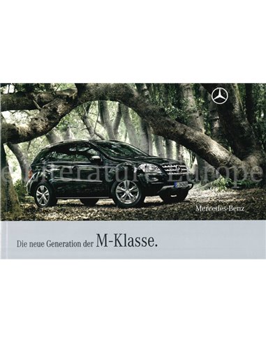 2008 MERCEDES BENZ M KLASSE BROCHURE DUITS