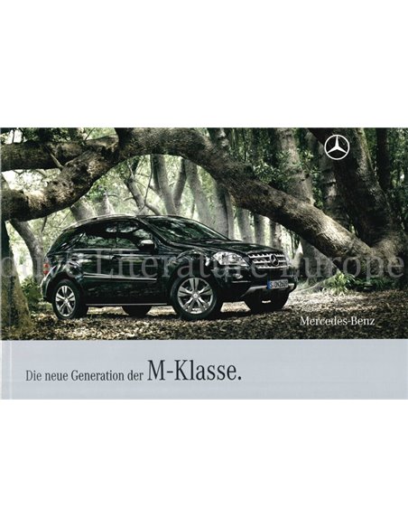 2008 MERCEDES BENZ M CLASS BROCHURE GERMAN