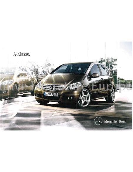 2011 MERCEDES BENZ B-CLASS BROCHURE GERMAN