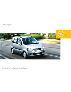 2003 OPEL AGILA BETRIEBSANLEITUNG NIEDERLANDISCH