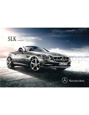 2015 MERCEDES BENZ SLK ROADSTER BROCHURE GERMAN