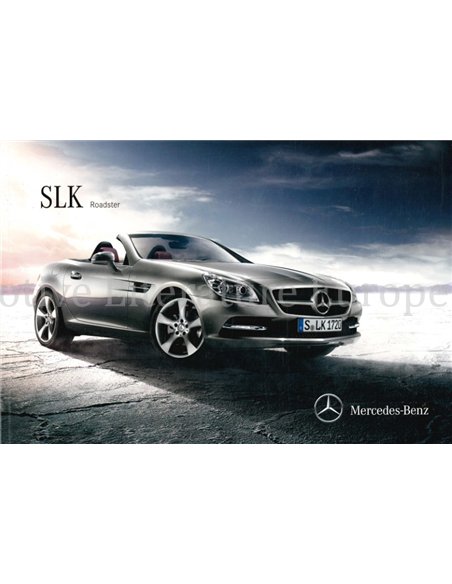 2015 MERCEDES BENZ SLK ROADSTER BROCHURE DUITS