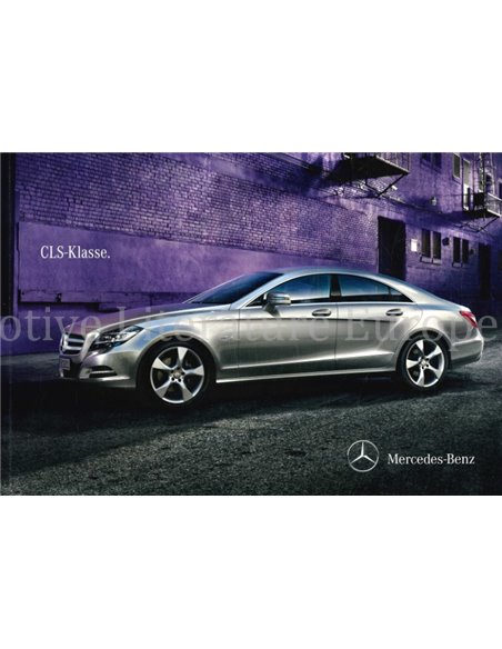 2011 MERCEDES BENZ CLS CLASS BROCHURE GERMAN