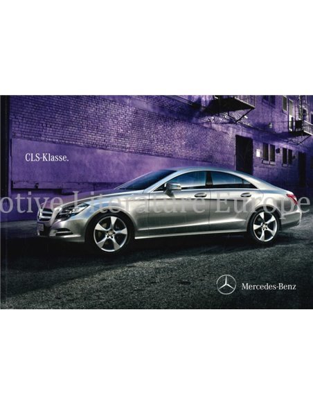 2011 MERCEDES BENZ CLS CLASS BROCHURE GERMAN