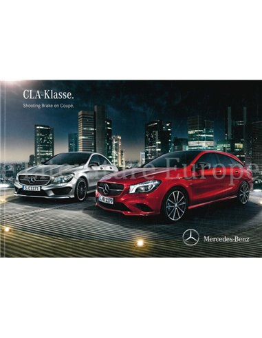 2015 MERCEDES BENZ CLA-KLASSE BROCHURE NEDERLANDS