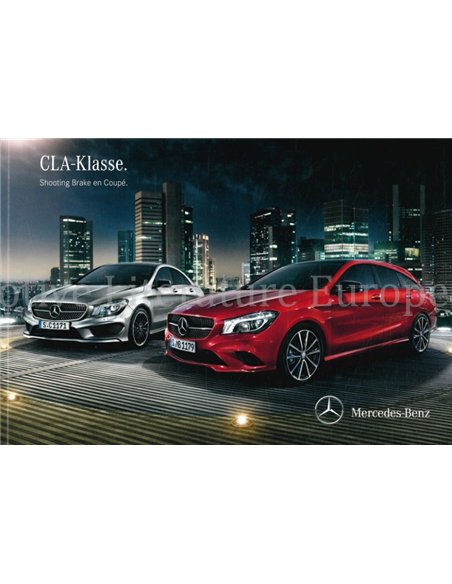 2015 MERCEDES BENZ CLA-KLASSE PROSPEKT NIEDERLÄNDISCH
