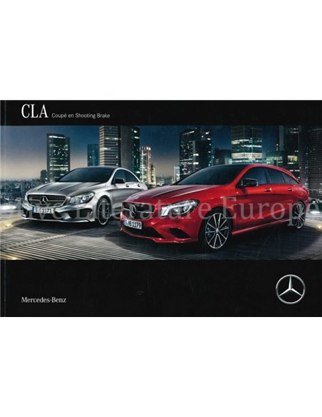 2015 MERCEDES BENZ CLA-KLASSE PROSPEKT NIEDERLÄNDISCH