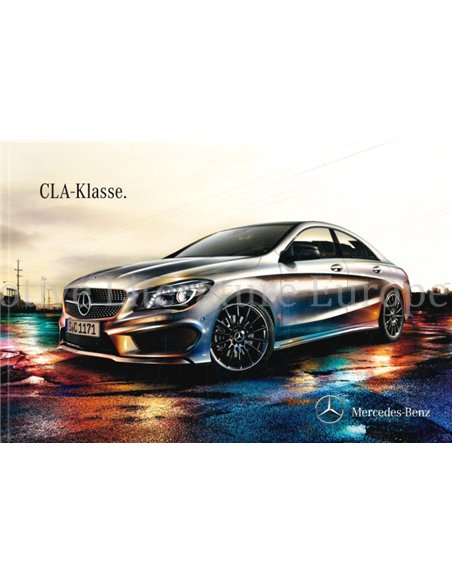 2014 MERCEDES BENZ CLA-KLASSE PROSPEKT DEUTSCH