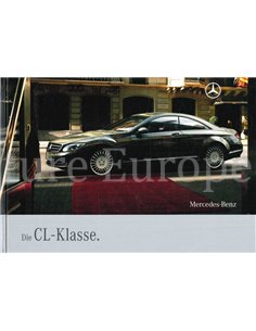 2008 MERCEDES BENZ CL KLASSE HARDCOVER PROSPEKT DEUTSCH