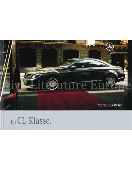 2008 MERCEDES BENZ CL KLASSE HARDCOVER BROCHURE DUITS