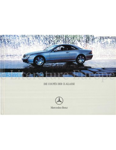 2002 MERCEDES BENZ CL KLASSE HARDCOVER BROCHURE DUITS
