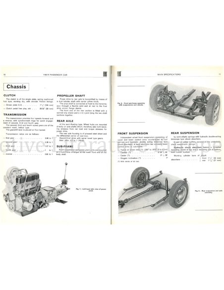 1966 FIAT 1100 R WERKPLAATSHANDBOEK ENGELS
