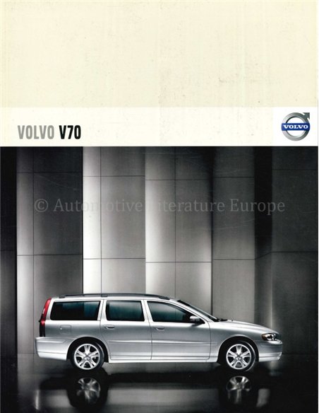 2007 VOLVO V70 BROCHURE NEDERLANDS