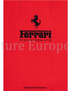 1987 FERRARI KROYMANS PERSMAP NEDERLANDS