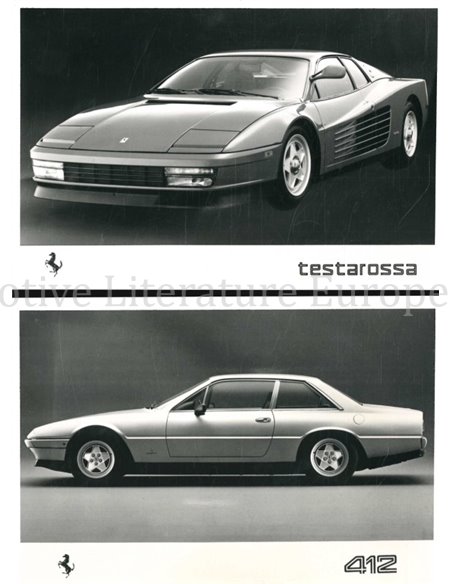 1987 FERRARI KROYMANS PRESSEMAPPE NIEDERLÄNDISCH
