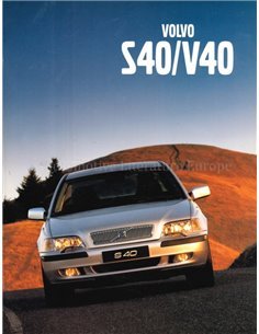 2001 VOLVO S40 | V40 BROCHURE DUTCH