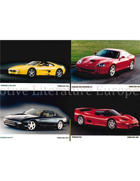 1997 FERRARI KROYMANS AUTO RAI PRESSEMAPPE NIEDERLÄNDISCH