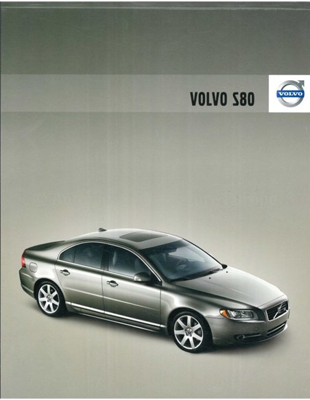 2007 VOLVO S80 PROSPEKT NIEDERLÄNDISCH