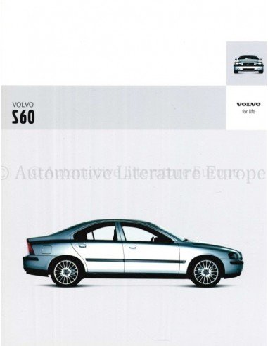 2004 VOLVO S60 BROCHURE ENGELS