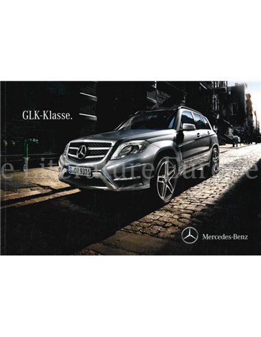 2013 MERCEDES BENZ GLK CLASS BROCHURE GERMAN