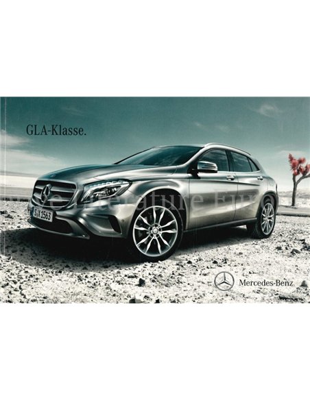 2015 MERCEDES BENZ GLA KLASSE PROSPEKT DEUTSCH